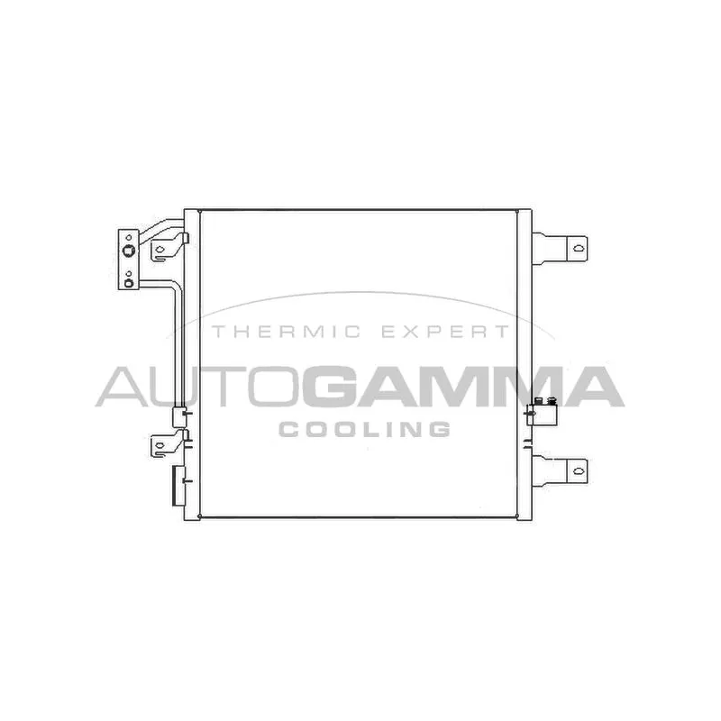 Condenseur, climatisation AUTOGAMMA 107499
