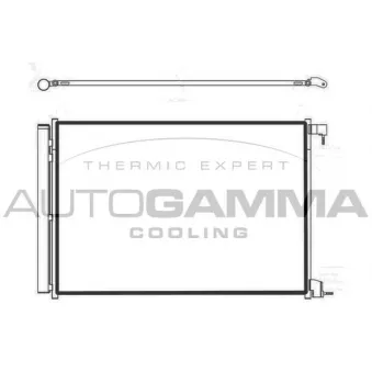 Condenseur, climatisation AUTOGAMMA 107500