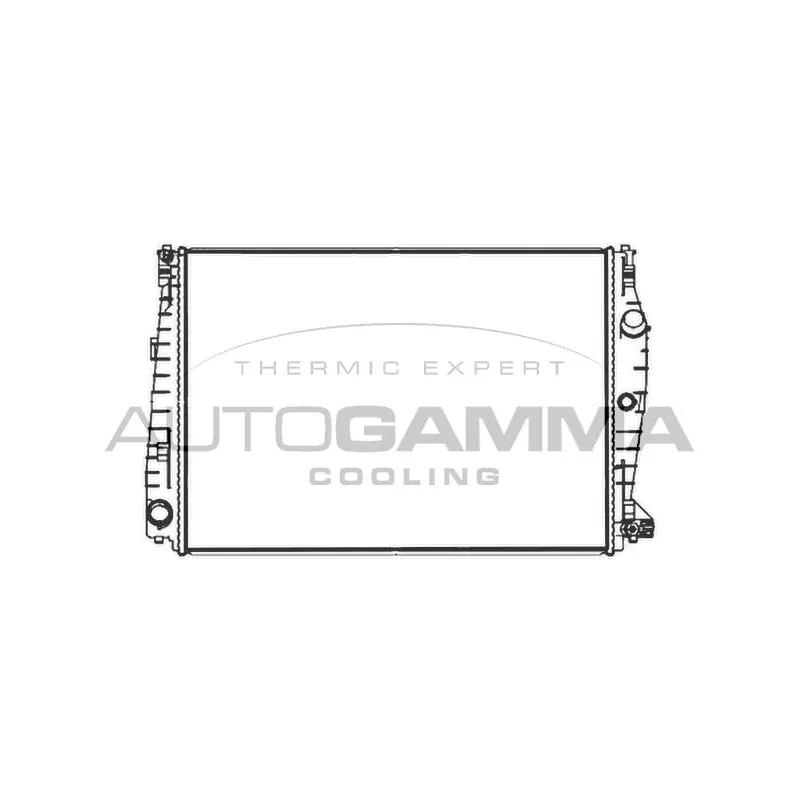 Radiateur, refroidissement du moteur AUTOGAMMA 107503