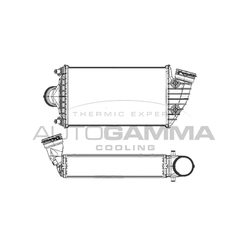 Intercooler, échangeur AUTOGAMMA 107509