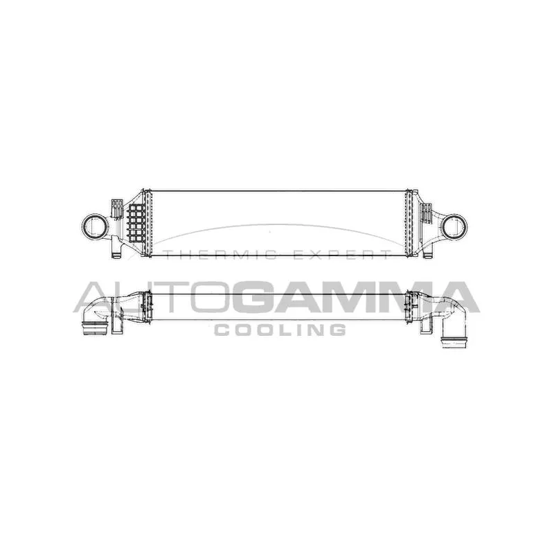 Intercooler, échangeur AUTOGAMMA 107510