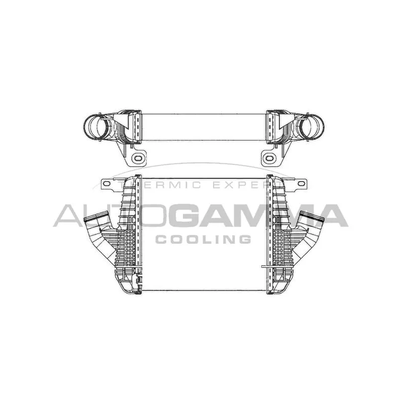 Intercooler, échangeur AUTOGAMMA 107511