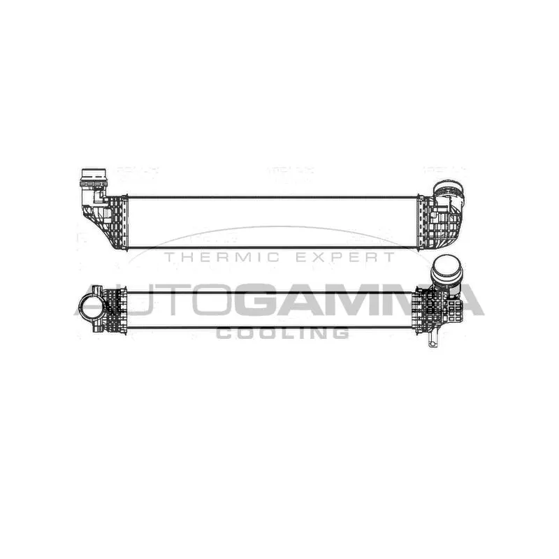 Intercooler, échangeur AUTOGAMMA 107521