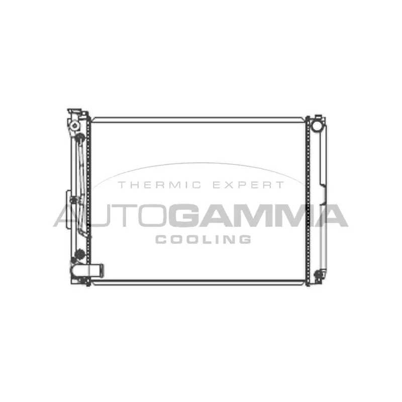 Radiateur, refroidissement du moteur AUTOGAMMA 107526