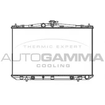 Radiateur, refroidissement du moteur AUTOGAMMA 107527