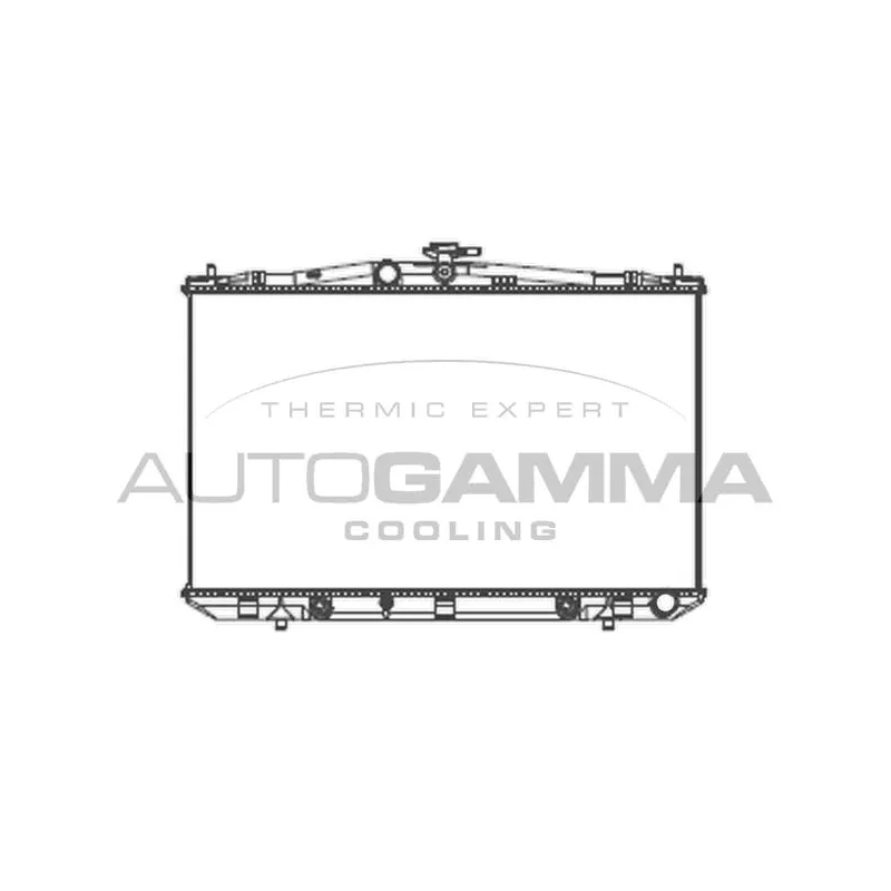 Radiateur, refroidissement du moteur AUTOGAMMA 107527