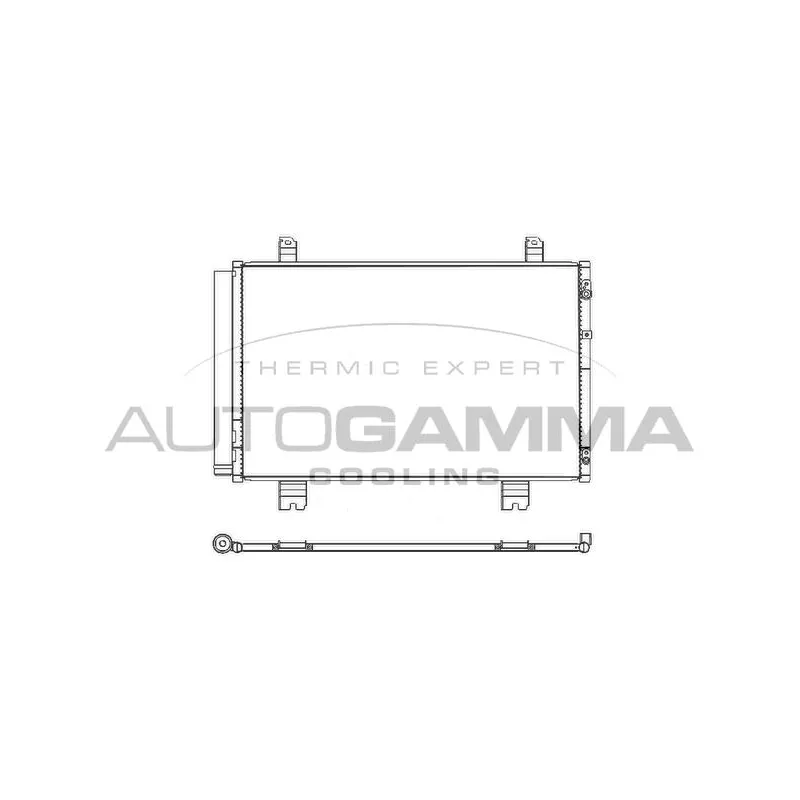 Condenseur, climatisation AUTOGAMMA 107535