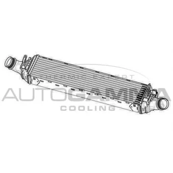 Intercooler, échangeur AUTOGAMMA 107540