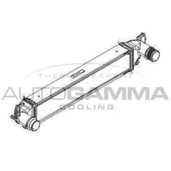 Intercooler, échangeur AUTOGAMMA 107542