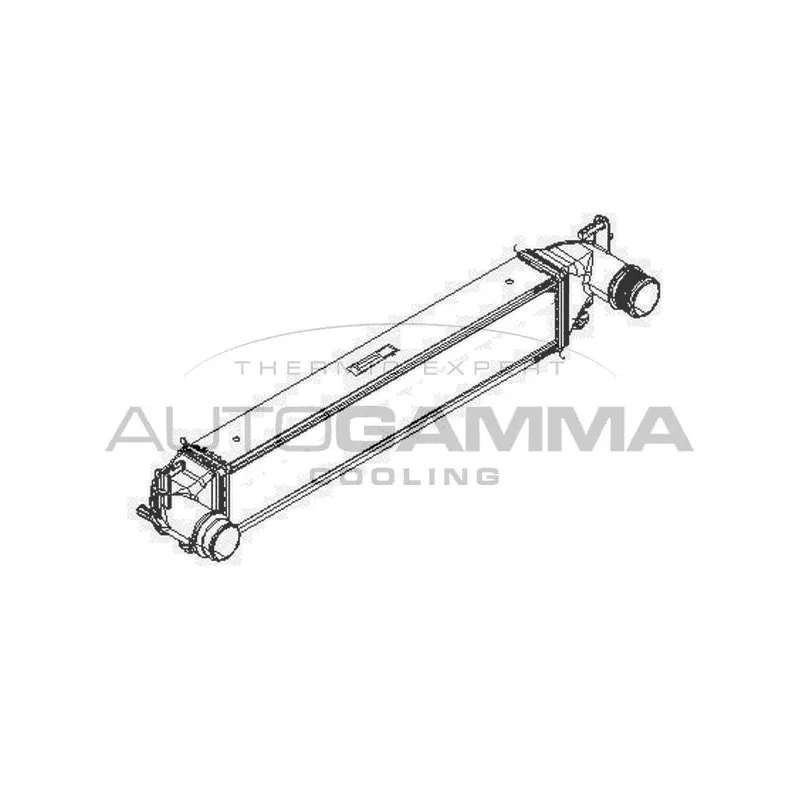 Intercooler, échangeur AUTOGAMMA 107542