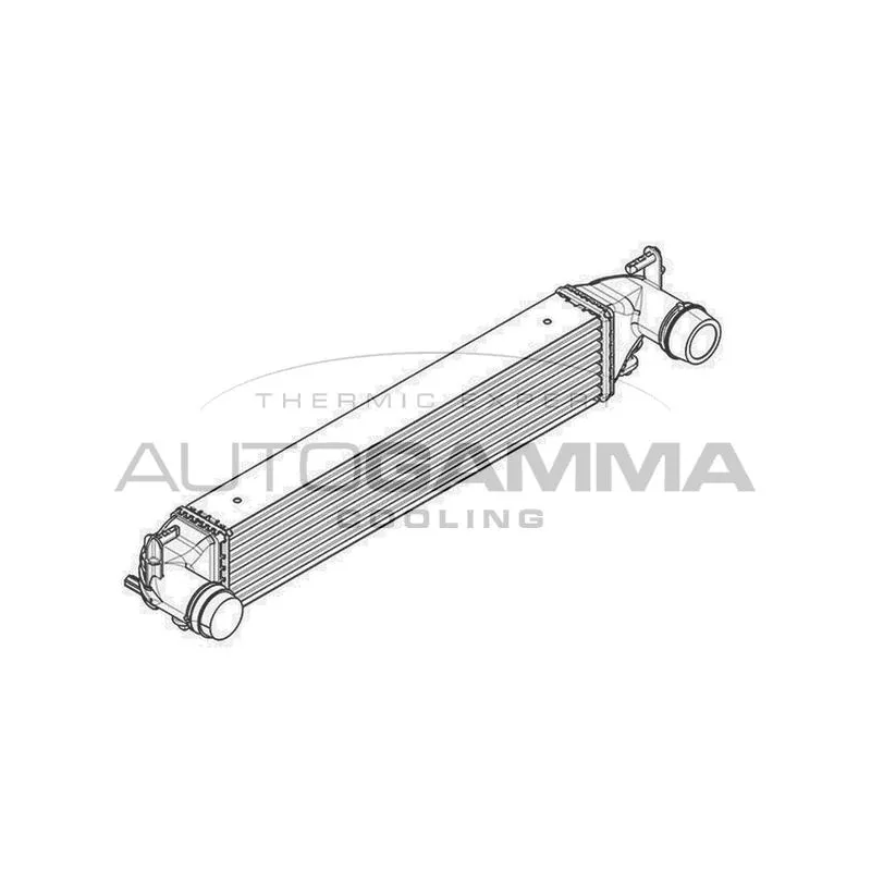 Intercooler, échangeur AUTOGAMMA 107543