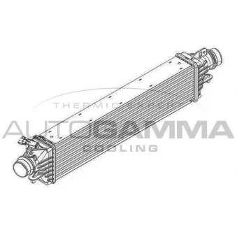 Intercooler, échangeur AUTOGAMMA 107550