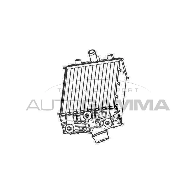 Intercooler, échangeur AUTOGAMMA 107551