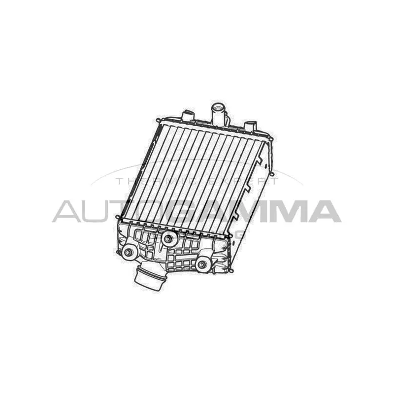 Intercooler, échangeur AUTOGAMMA 107552