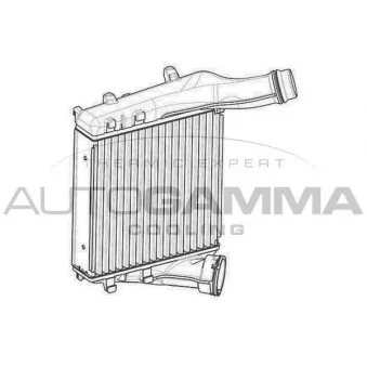 Intercooler, échangeur AUTOGAMMA 107553