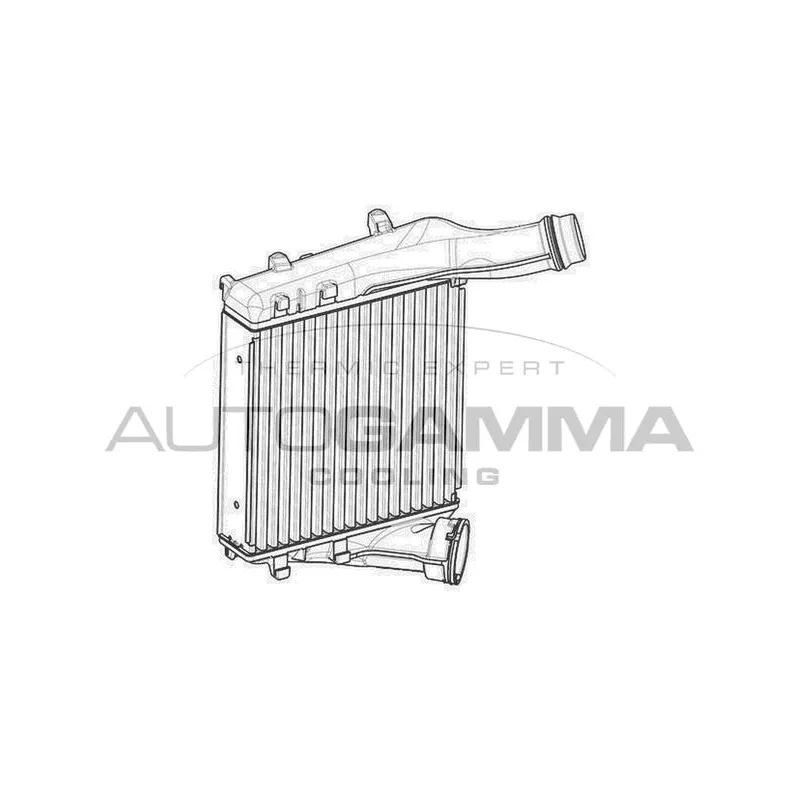Intercooler, échangeur AUTOGAMMA 107553