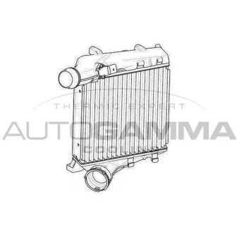 Intercooler, échangeur AUTOGAMMA 107554