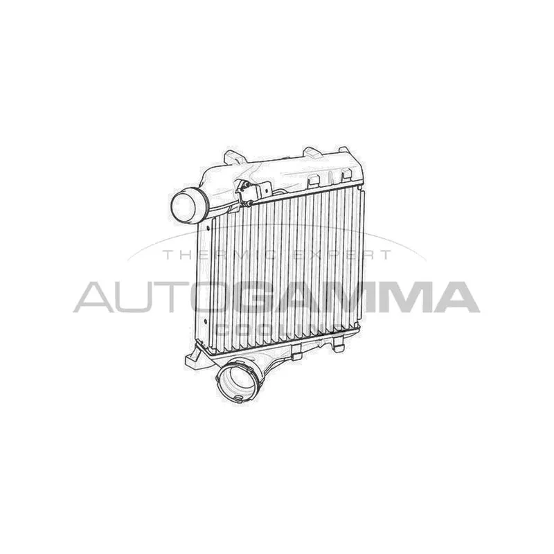 Intercooler, échangeur AUTOGAMMA 107554