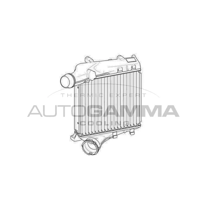 Intercooler, échangeur AUTOGAMMA 107555