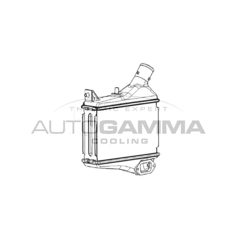Intercooler, échangeur AUTOGAMMA 107573