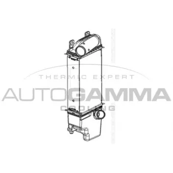 Intercooler, échangeur AUTOGAMMA 107574