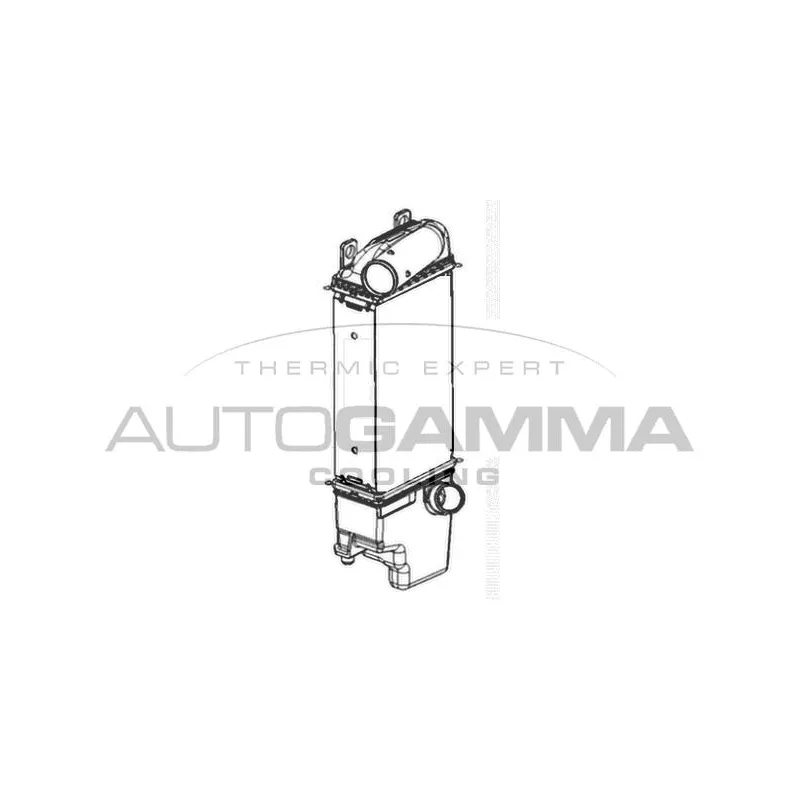 Intercooler, échangeur AUTOGAMMA 107574