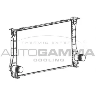 Intercooler, échangeur AUTOGAMMA 107575
