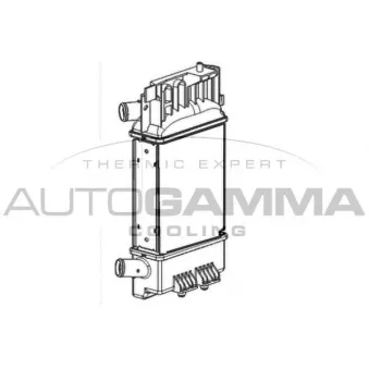 Intercooler, échangeur AUTOGAMMA 107576
