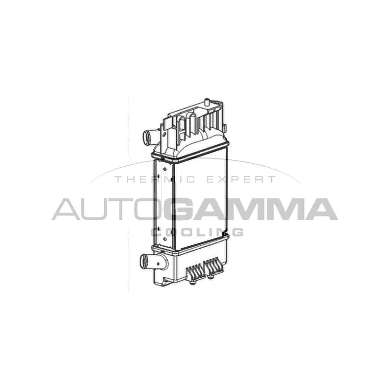 Intercooler, échangeur AUTOGAMMA 107576