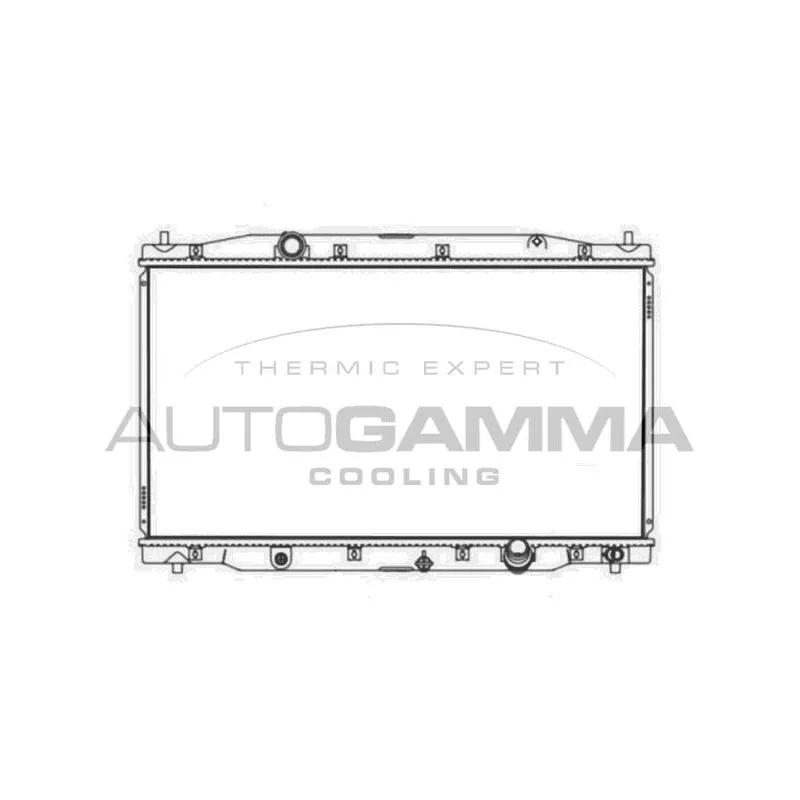 Radiateur, refroidissement du moteur AUTOGAMMA 107578