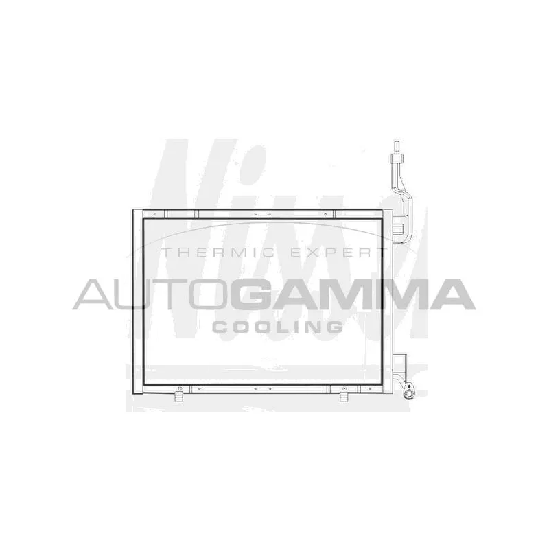 Condenseur, climatisation AUTOGAMMA 107583