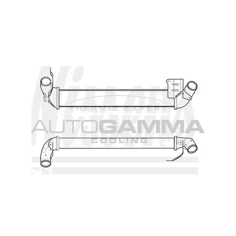 Intercooler, échangeur AUTOGAMMA 107584