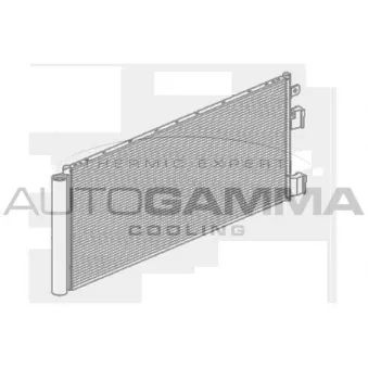 Condenseur, climatisation AUTOGAMMA 107592