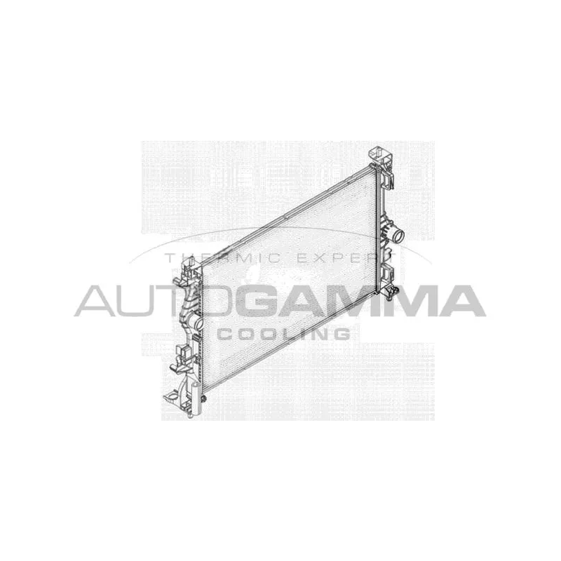 Radiateur, refroidissement du moteur AUTOGAMMA 107594