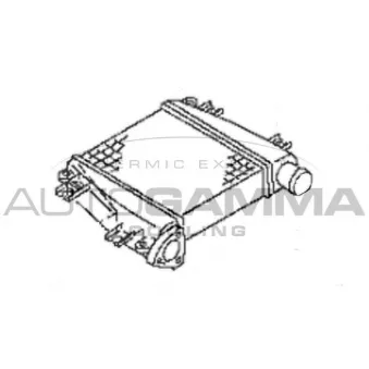 Intercooler, échangeur AUTOGAMMA 107598
