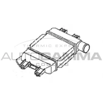 Intercooler, échangeur AUTOGAMMA 107599