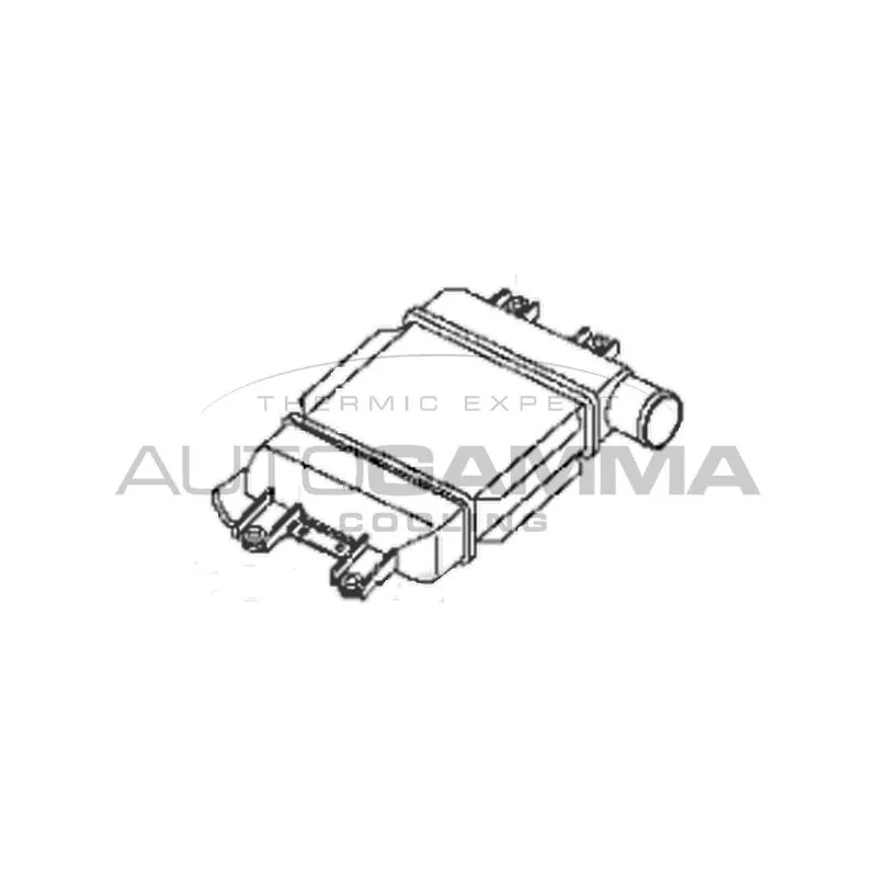 Intercooler, échangeur AUTOGAMMA 107599