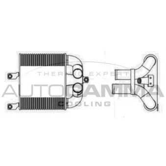 Intercooler, échangeur AUTOGAMMA 107604