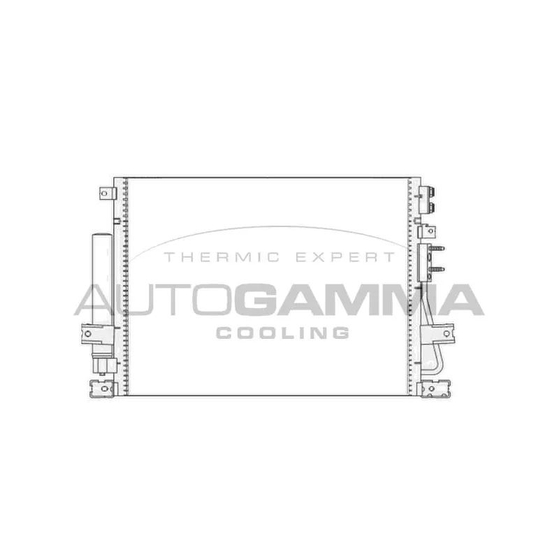 Condenseur, climatisation AUTOGAMMA 107606