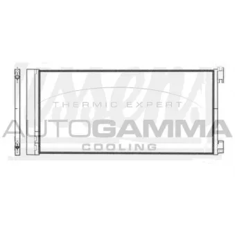 Condenseur, climatisation AUTOGAMMA 107613