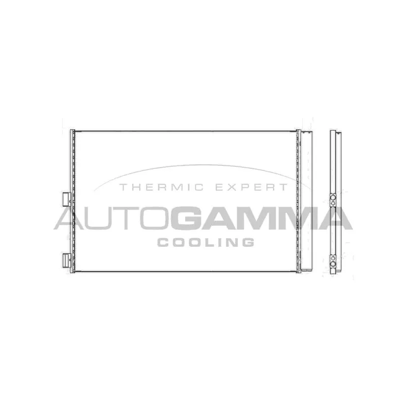 Condenseur, climatisation AUTOGAMMA 107622