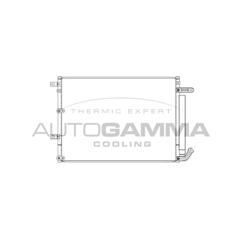 Condenseur, climatisation AUTOGAMMA 107640