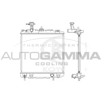 Radiateur, refroidissement du moteur AUTOGAMMA