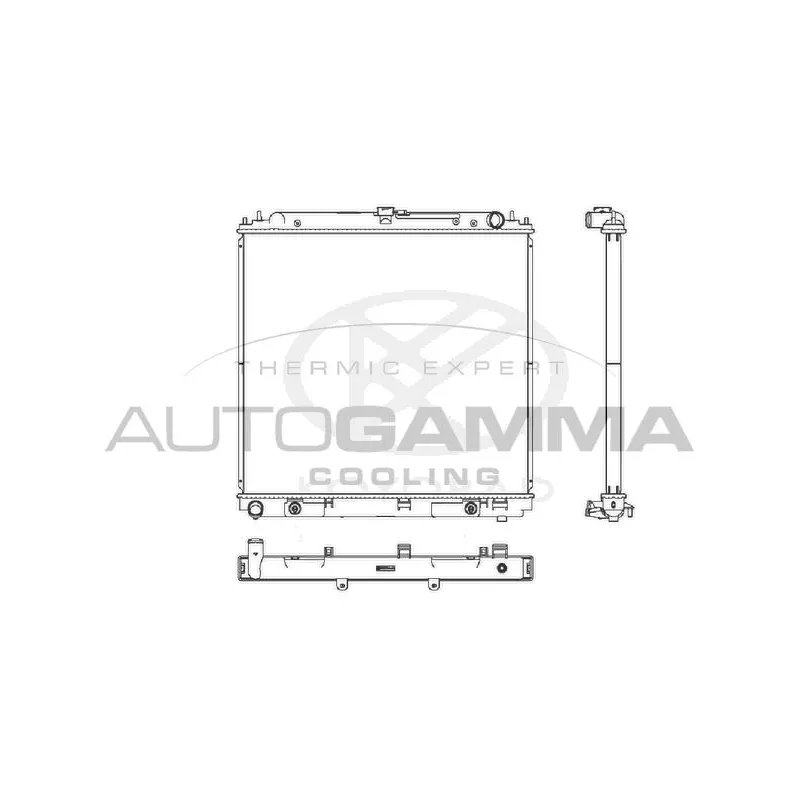 Radiateur, refroidissement du moteur AUTOGAMMA 107650
