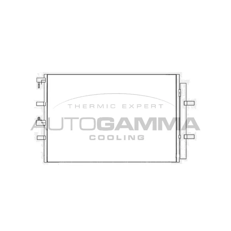 Condenseur, climatisation AUTOGAMMA 107655