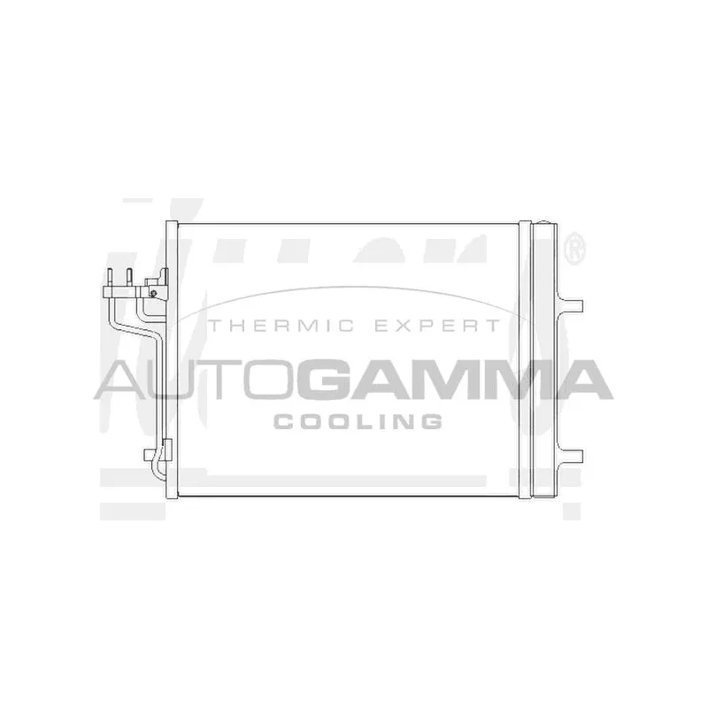 Condenseur, climatisation AUTOGAMMA 107656
