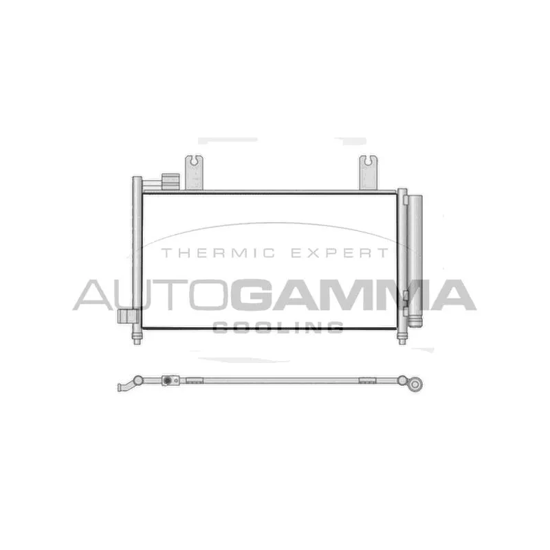 Condenseur, climatisation AUTOGAMMA 107657