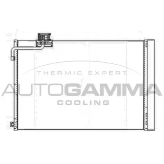 Condenseur, climatisation AUTOGAMMA 107660