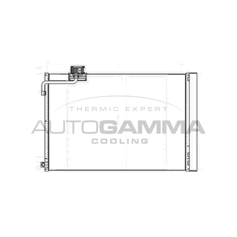 Condenseur, climatisation AUTOGAMMA 107660