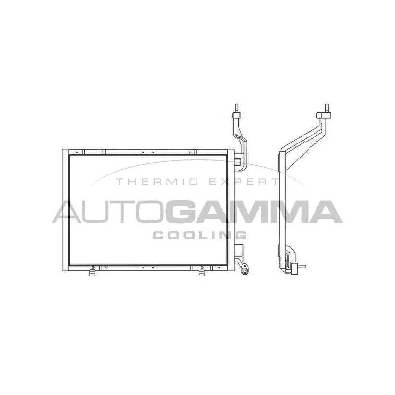 Condenseur, climatisation AUTOGAMMA 107665